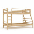 Etagenbett aus Eichenholz Naturholz 200x140/90 cm