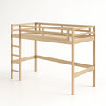 Hochbett aus Eichenholz mit Leiter 200x90x180 cm