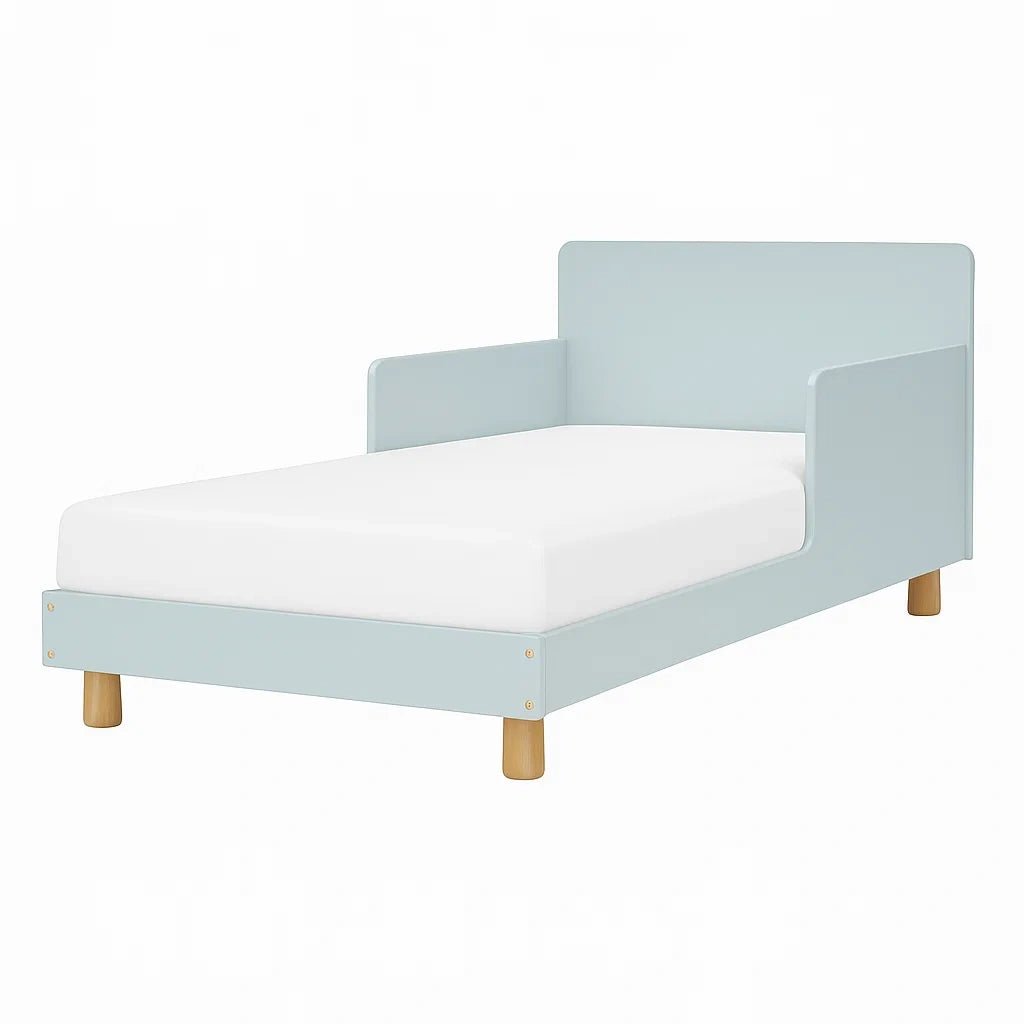Kinderbett MDF-Holz Blau 140x70 cm