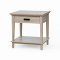 Holz Nachttisch mit Schublade und Regal 40x30x50cm