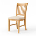 Esszimmerstuhl Eiche Massivholz Beige