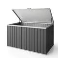Garten Aluminium Aufbewahrungsbox Anthrazit 150x80x100 cm